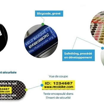 Dispositif pour faire graver sn vélo